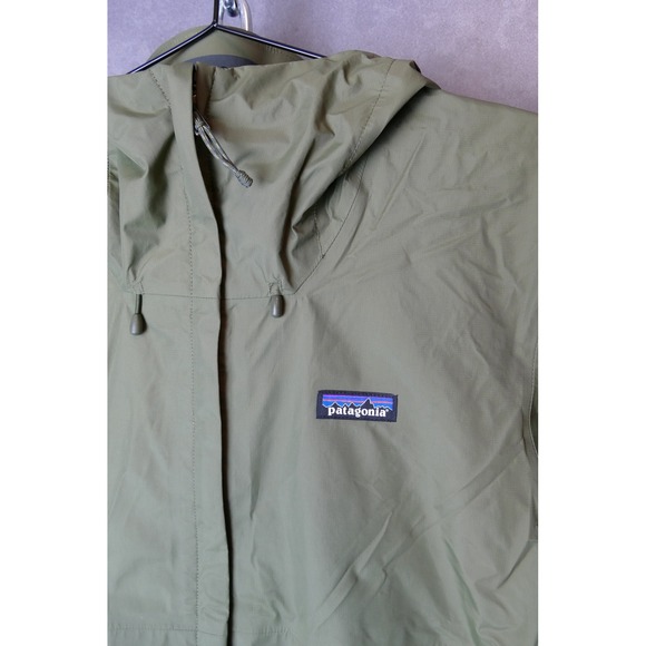Patagonia H2No Men's Rain Jacket Green Hooded Waterproof Outdoor Size M EUC - Picture 3 of 13